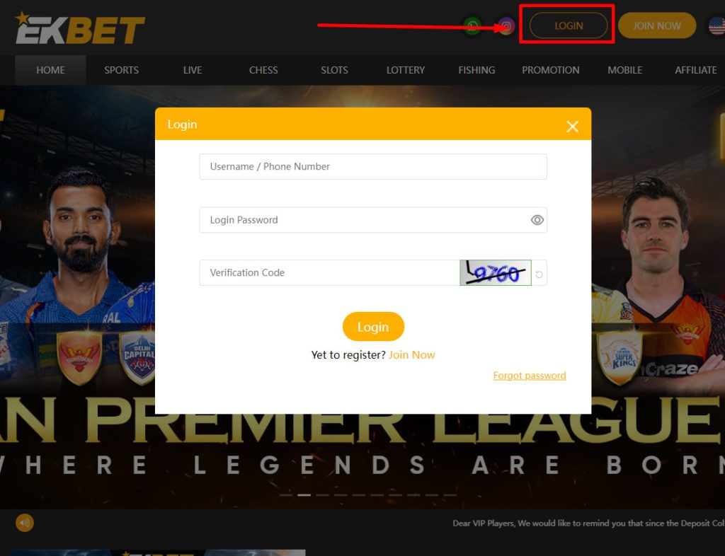 ekbet login